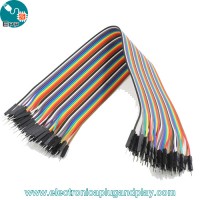 Cables Dupont Jumper 40 hilos 20cm Macho Macho